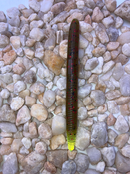 4” Sticks Watermelon Seed / Chartreuse Tail
